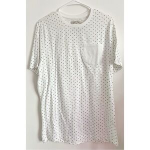 Native Code • White Polka Dot/Comma Men's T-Shirt